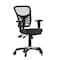 Flash Furniture Black Mesh Multifunction Chair - Roller Wheels HL-0001-RLB-GG - alternate 3